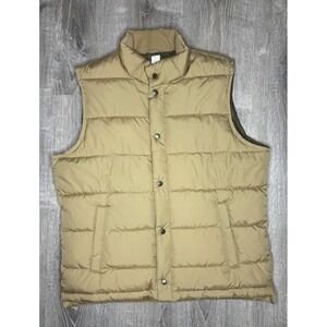 Gap Men's Puffer Vest Snap Buttons Hiking Outdoor Water Resistant Active  XL NWT